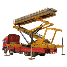 Hydraulic mobile lifting platform ladder aerial car roll forming machine